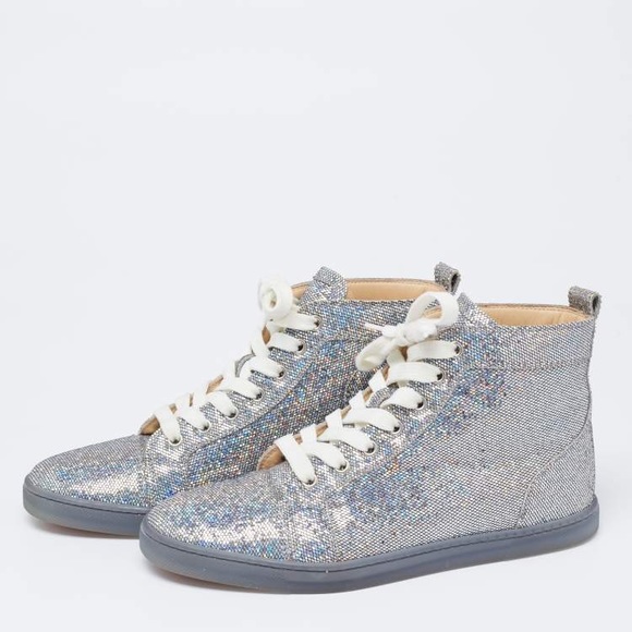 Christian Louboutin Shoes - 🪩 Christian Louboutin Bip Bip Disco Ball Sneakers | Size 38
